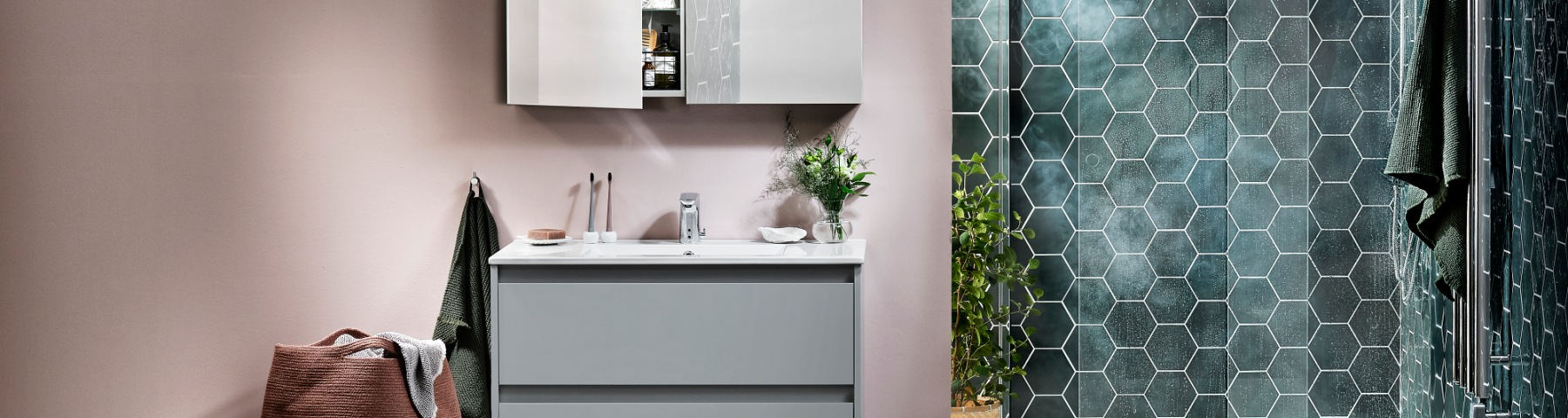 Aria nischdusch – exklusiv, flexibel och yteffektiv