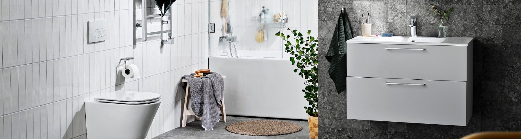 Allt till badrummet, med användaren i fokus