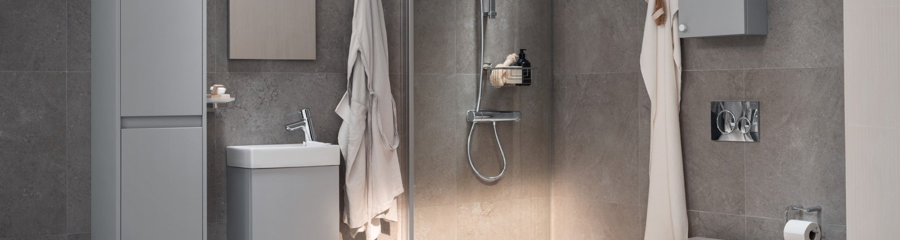 Smarta lösningar för små badrum