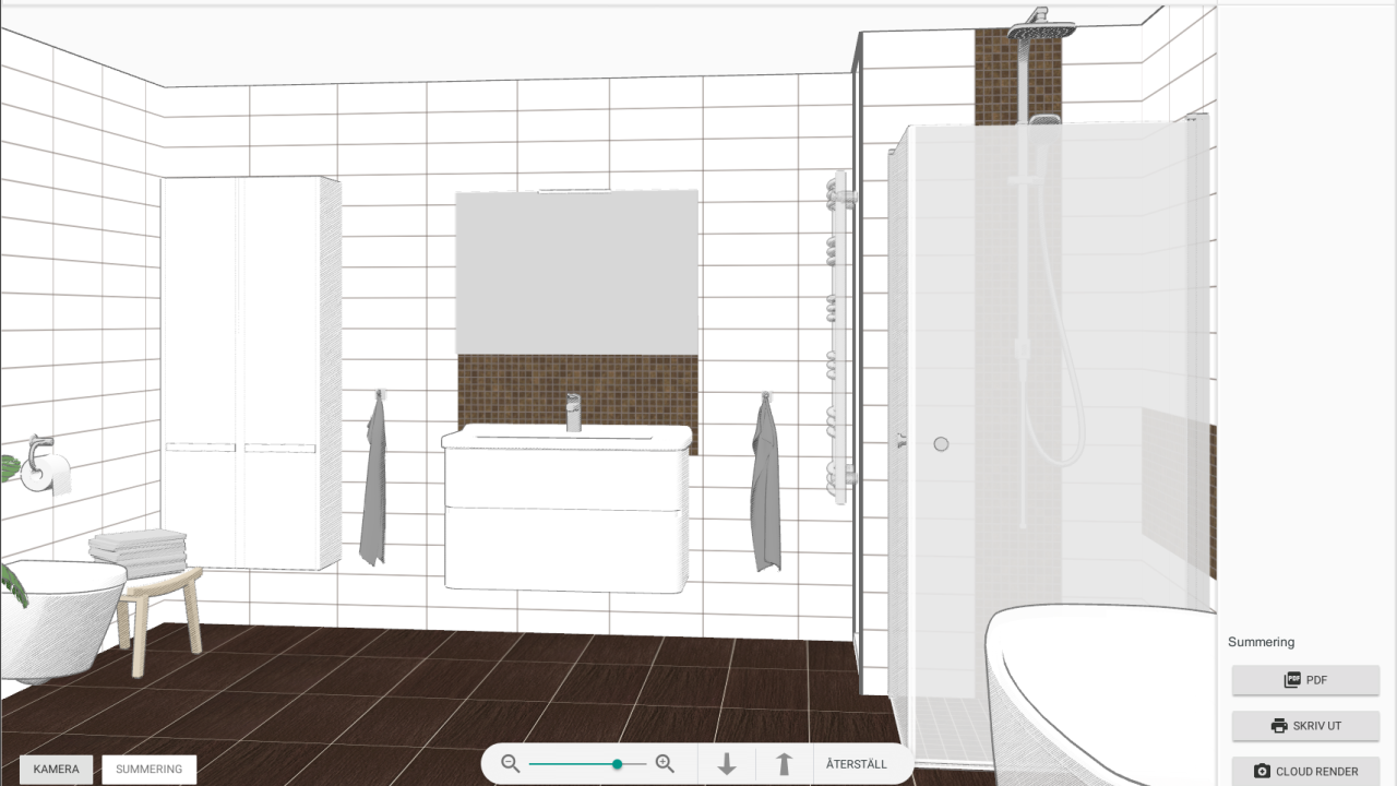 Så här kan det se ut när du har ritat klart