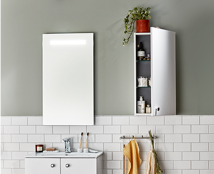 Alfa spegel fyrkantig