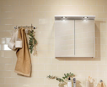 Basic aqua spegelskåp